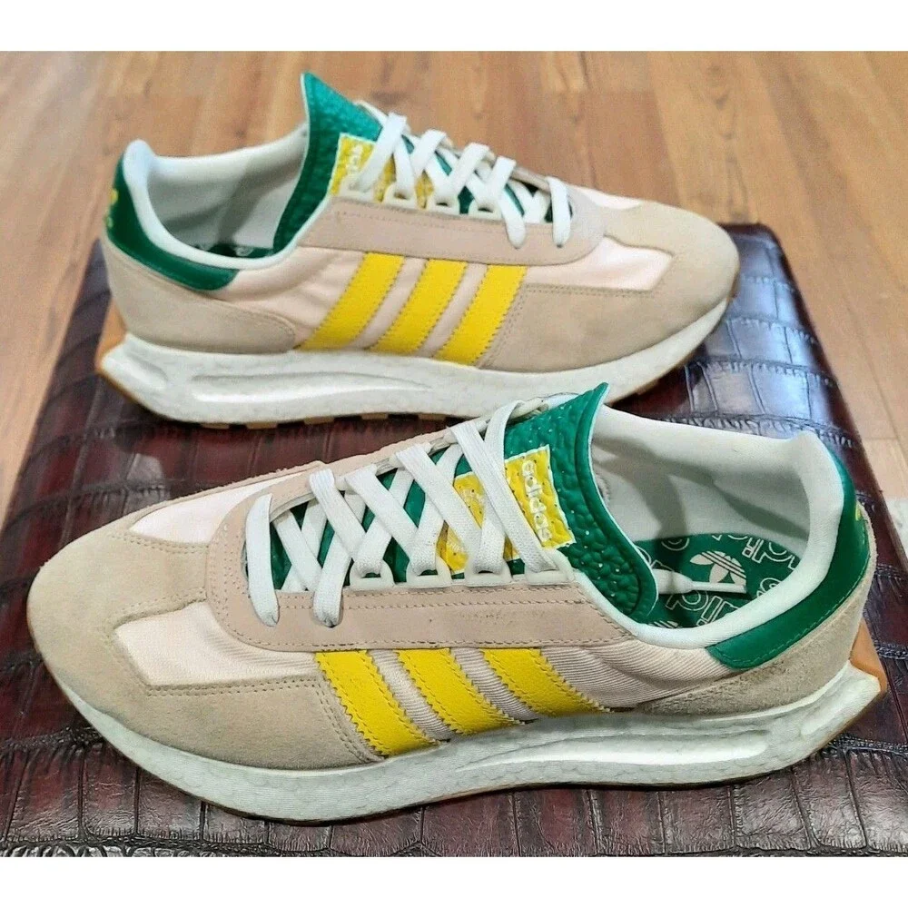 Adidas Retropy E5 Sneakers Bliss Orange Yellow GW6778 Retro Vibes 70s Tech Sz 10